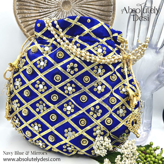 Handmade Mirrored Wedding Potli