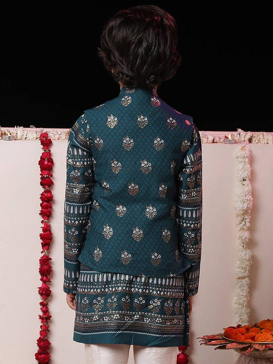 Navy Blue Nehru Jacket