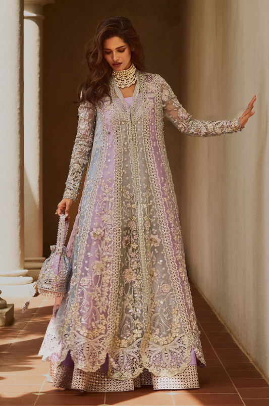 Embroidered Hand Embellished Soraya Orchid Suit