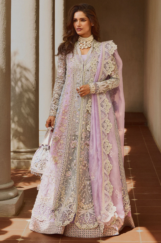 Embroidered Hand Embellished Soraya Orchid Suit