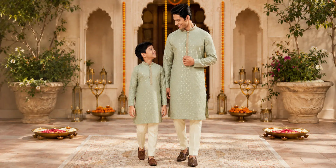Father-Son Matching Kurta Sets: How to Coordinate Without Overdoing It