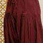 Men Maroon Paisley Regular Jashn Kurta with Patiala - House of Pataudi