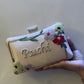 Customised Floral Embroidered Clutch