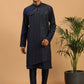 Embellished Mandarin Collar Mirror Work Kurta