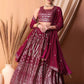 Fascinating Dark Pink Sequins Georgette Festival Wear Lehenga Choli