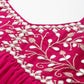 Ethnic Motifs Embroidered Gotta Patti Georgette Kurta With Dupatta