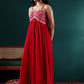 Ethnic Motifs Embroidered Gotta Patti Georgette Kurta With Dupatta