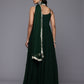 Ethnic Motifs Embroidered Gotta Patti Georgette Kurta With Dupatta
