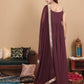 Ethnic Motifs Embroidered Gotta Patti Georgette Kurta With Dupatta
