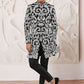 Black Embroidered Sherwani Set