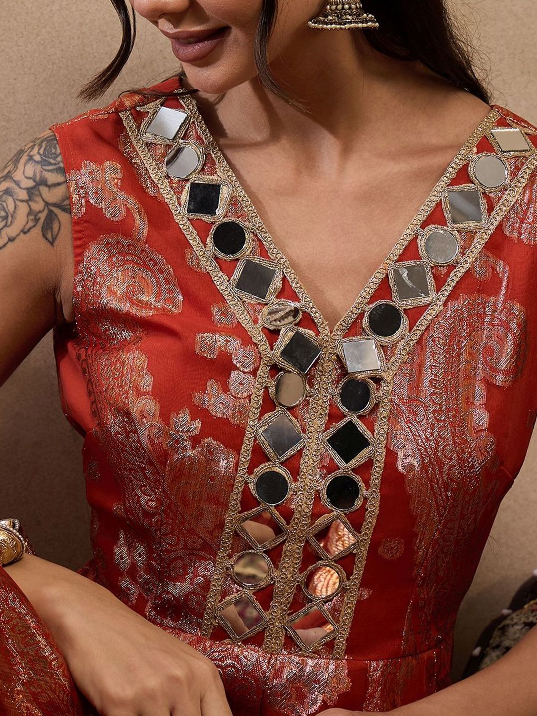 Mirror Work Fusion Jumpsuit