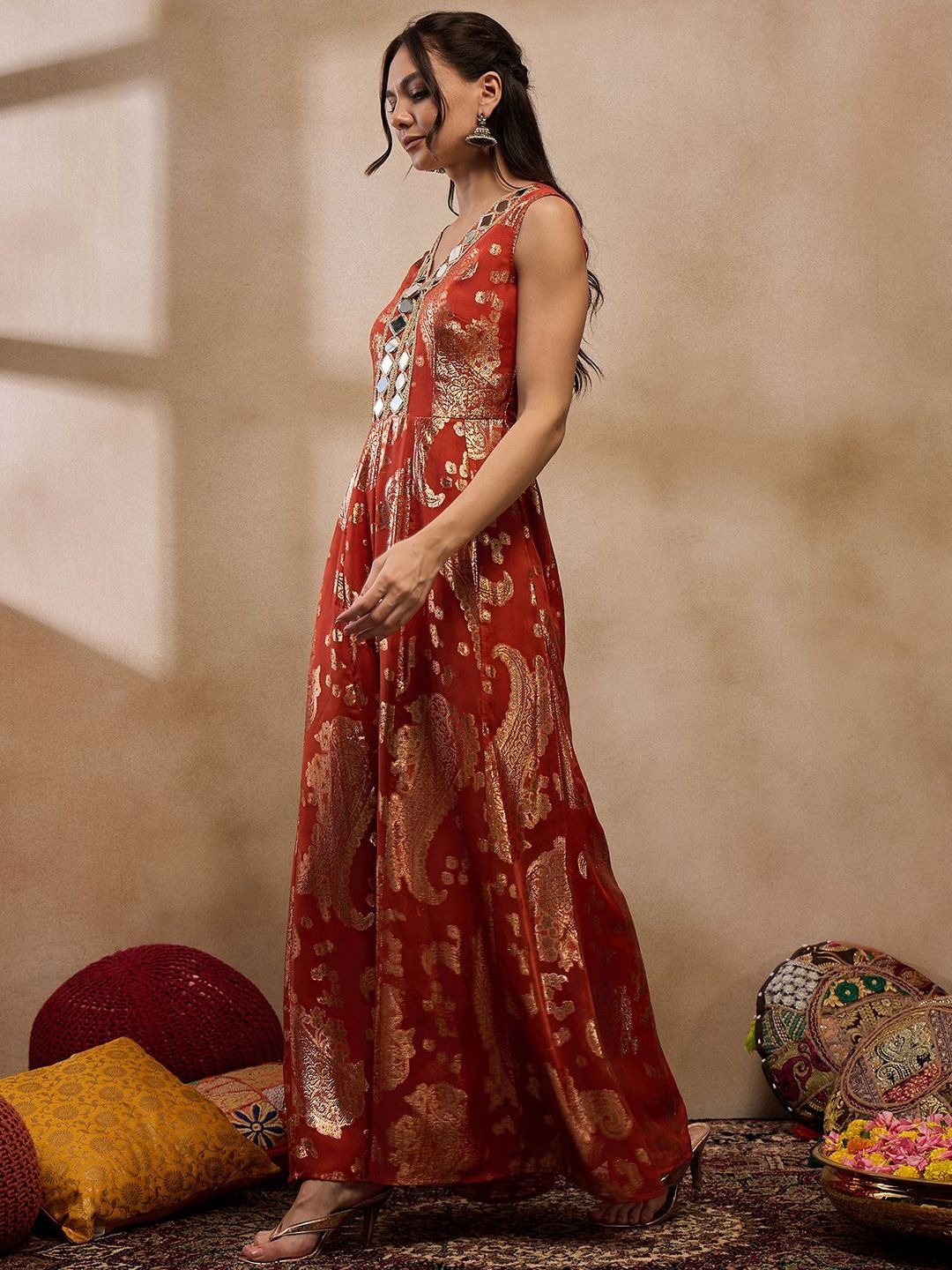 Mirror Work Fusion Jumpsuit