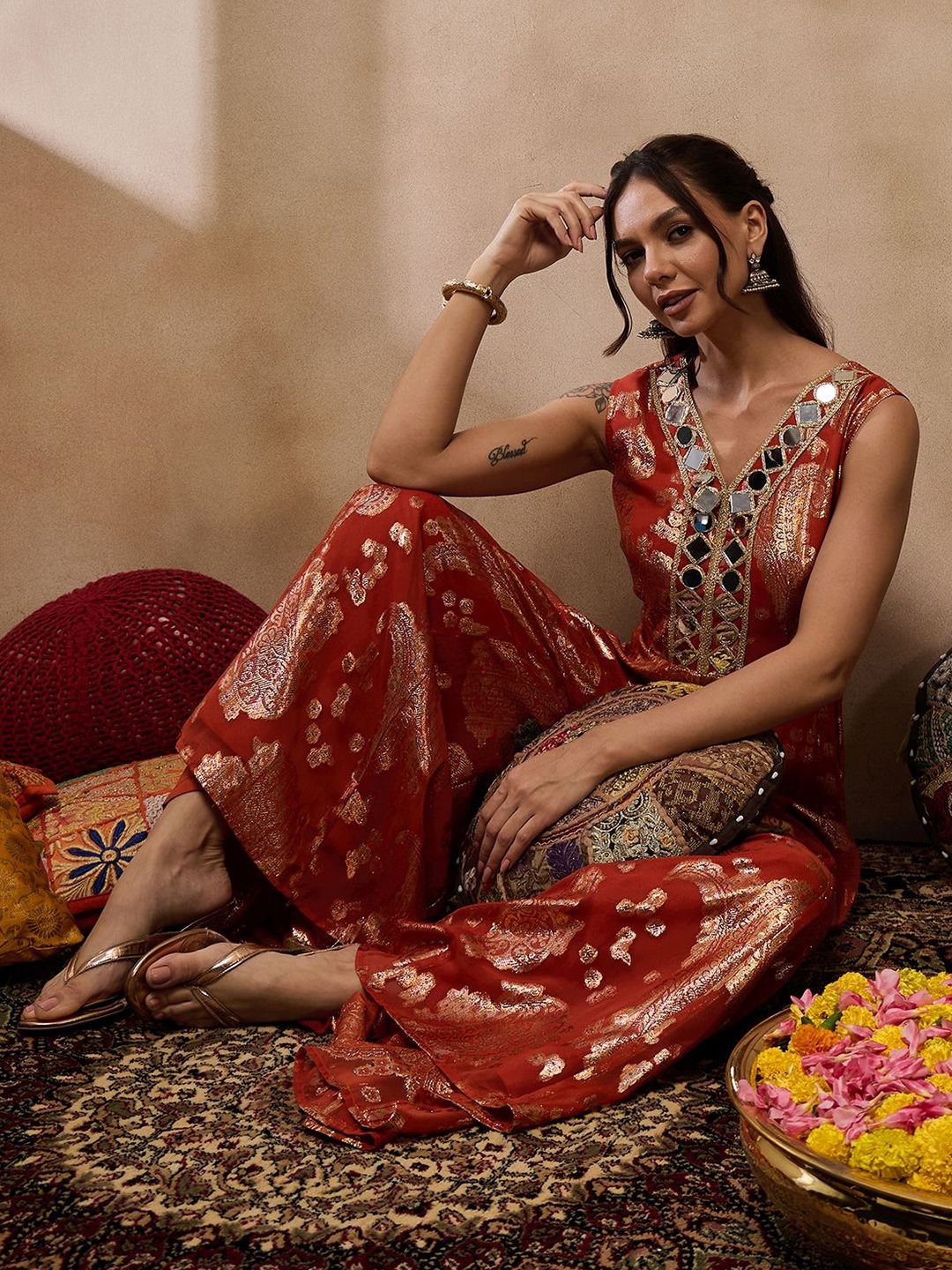 Mirror Work Fusion Jumpsuit