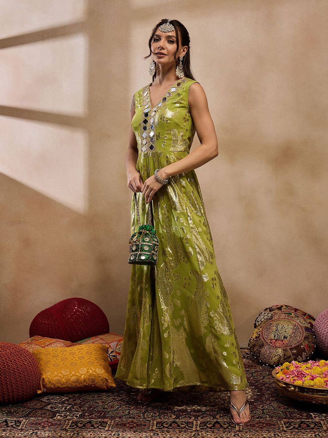 Mirror Work Fusion Jumpsuit