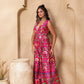 Pink Wide Legged jumpsuit in Gujrati Print
