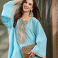 Women Ethnic Motifs Embroidered Regular Mirror Work Pure Cotton Kurta with Patiala