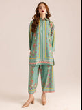 Sky Blue Printed Co-Ord Set