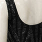 Black Sequin Embellished Designer Saree with Sleeveless Blouse