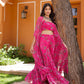 Georgette Cape Sharara Set