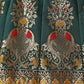 Ready to Wear Lehenga & Unstitched Blouse With Dupatta - Bottle Green
