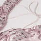Rose Gold Net Mirror & Sequins embroidery Semi-Stitched Lehenga choli & Dupatta