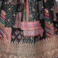 Glamorous Black Chinon Digital Printed Party Wear Lehenga Choli