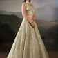 Sage Green Sequin Embroidered Lehenga Choli with Dupatta