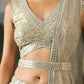 Sage Green Sequin Embroidered Lehenga Choli with Dupatta