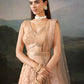 Peach Sequin Embroidered Lehenga Choli with Matching Dupatta