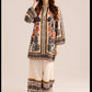Floral Orange Black Printed Co-Ord Set
