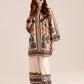 Floral Orange Black Printed Co-Ord Set