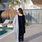 Navy Blue Velvet Heavy Embroidered Suit with Dupatta Party & Festive Wear