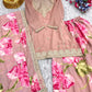Baby Pink Chinon Silk Sharara Suit For Indian & Pakistani Wedding Festival