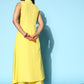 Ethnic Motifs Cotton Blend Top to Toe Fusion Kurta Set