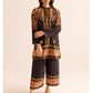 Poly lawn Co Ord Set in Black
