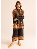 Poly lawn Co Ord Set in Black