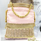 Handmade Golden Laced Wedding Potli