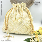 Handmade Embroidered Wedding Potli Bags