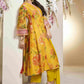Floral Chanderi Silk Anarkali Kurta With Palazzos & Dupatta