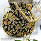 Handmade Gold Embroided Potli