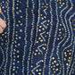 Boy's' Blue Bandhni Print Kurta And Rose Gold Patiala Set