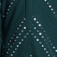 Boy's' Green Mirror Kurta Pyjama Set