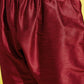 Boy's' Maroon Cotton Silk Kurta, Pyjama & Dupatta Set
