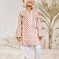 Boy's Mint Green Cotton Kurta Pyjama Set