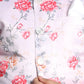 Boy's Peach Floral Print Jacket With Pink Kurta And Pyjama Set