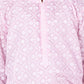 Boy's' Pink And White Kurta And Pyjama Set