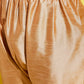 Boy's' Rose Gold Silk Blend Kurt Pyjama And Maroon Nehru Jacket Set