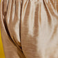 Boy's' Rose Gold Silk Blend Kurta And Pyjama Set