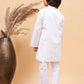 Boy's White Kurta And Pyjama Set