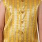 Boy's' Yellow Brocade Kurta Dhoti Set